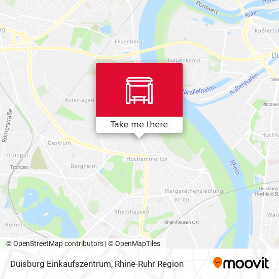 Duisburg Einkaufszentrum map