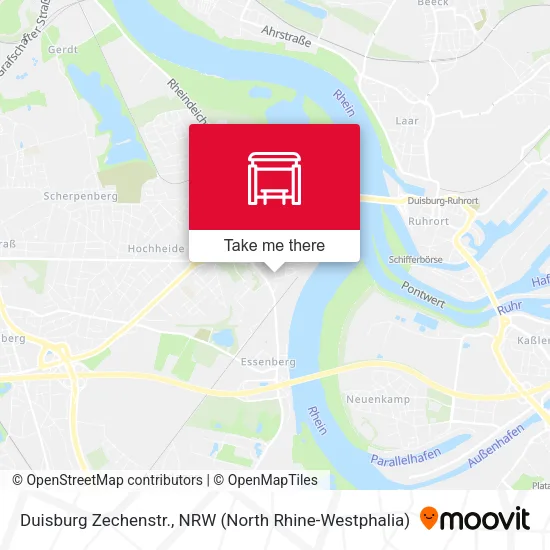 Карта Duisburg Zechenstr.