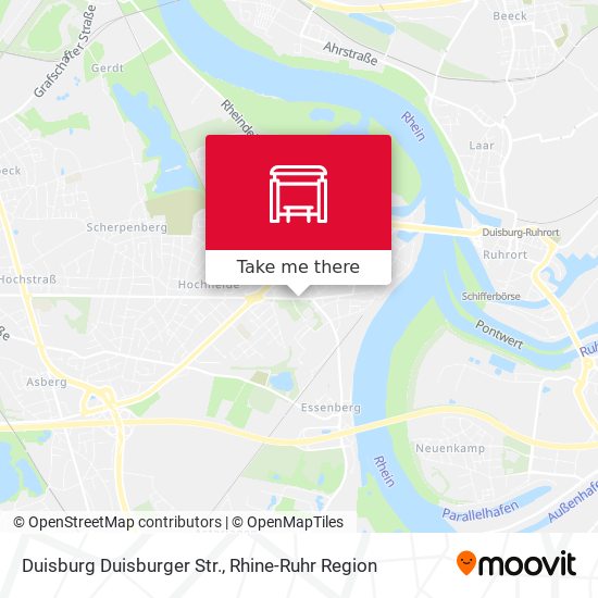 Duisburg Duisburger Str. map