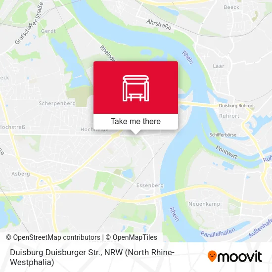 Карта Duisburg Duisburger Str.