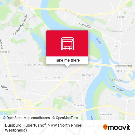 Карта Duisburg Hubertushof