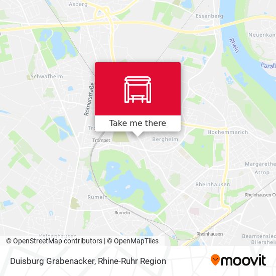 Duisburg Grabenacker map