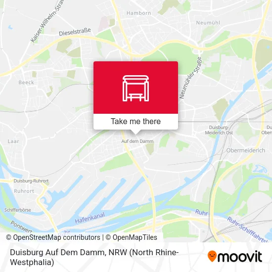 Карта Duisburg  Auf Dem Damm