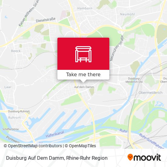 Duisburg  Auf Dem Damm map