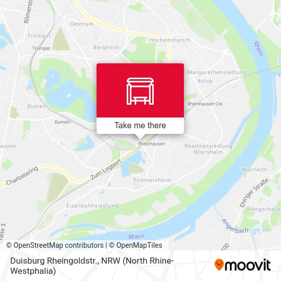 Карта Duisburg Rheingoldstr.