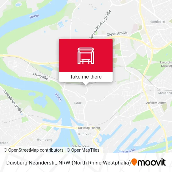 Карта Duisburg Neanderstr.