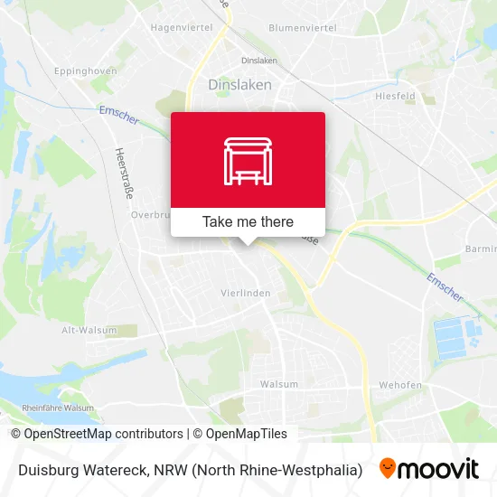 Карта Duisburg Watereck
