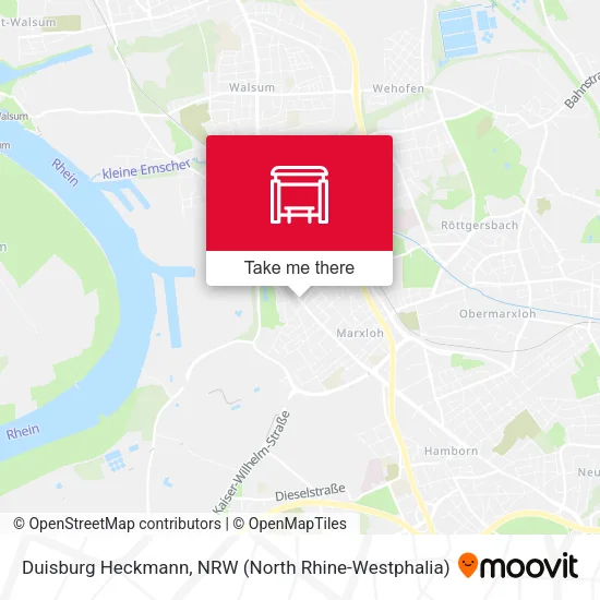 Карта Duisburg Heckmann