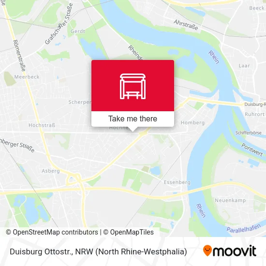 Карта Duisburg Ottostr.