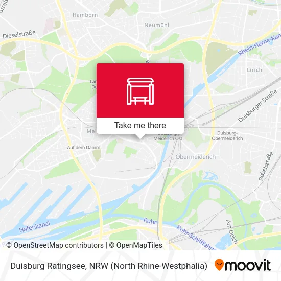 Карта Duisburg Ratingsee
