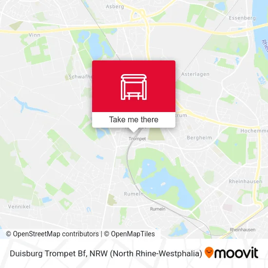 Карта Duisburg Trompet Bf