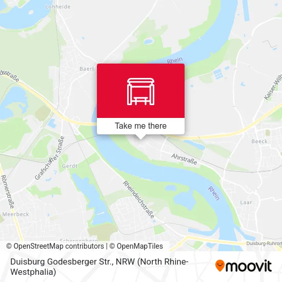 Карта Duisburg Godesberger Str.