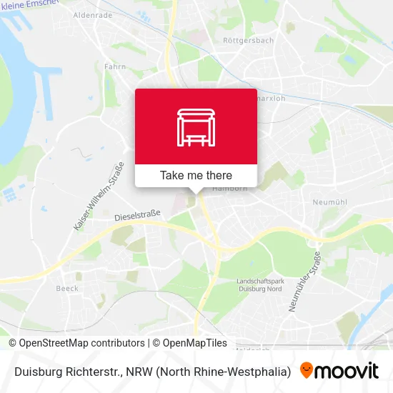 Карта Duisburg Richterstr.