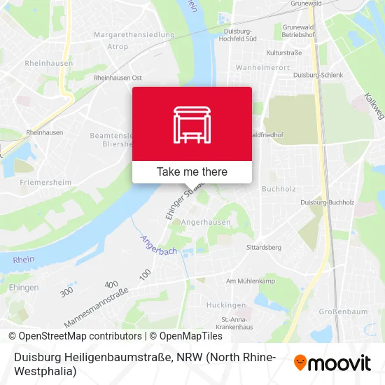 Карта Duisburg Heiligenbaumstraße