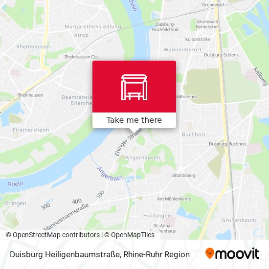 Duisburg Heiligenbaumstraße map