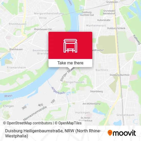 Карта Duisburg Heiligenbaumstraße