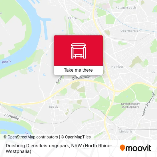 Карта Duisburg Dienstleistungspark