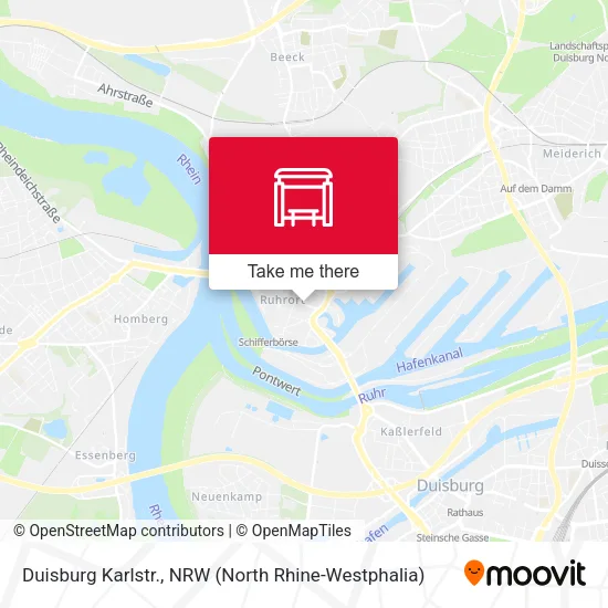 Карта Duisburg Karlstr.