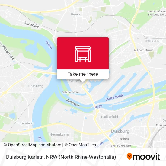 Карта Duisburg Karlstr.
