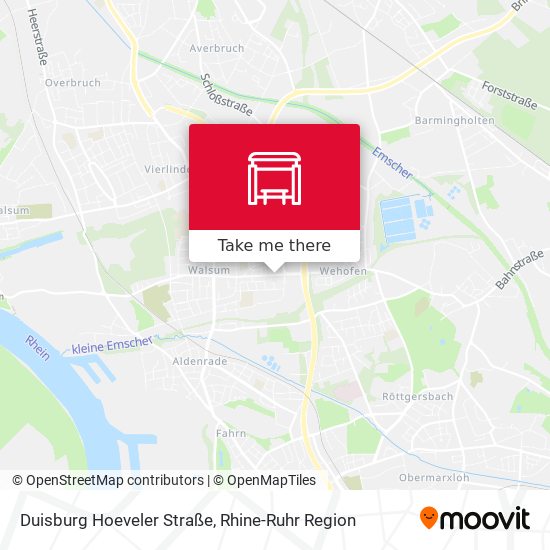 Duisburg Hoeveler Straße map