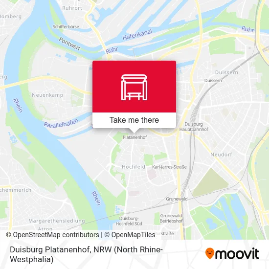 Карта Duisburg Platanenhof