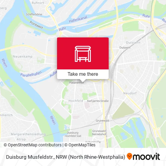 Карта Duisburg Musfeldstr.