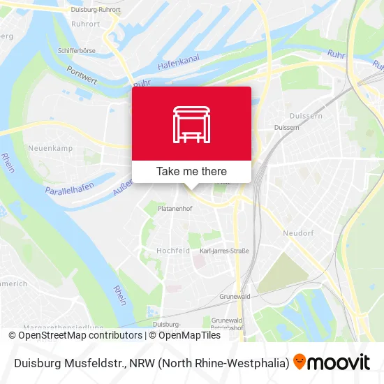 Карта Duisburg Musfeldstr.
