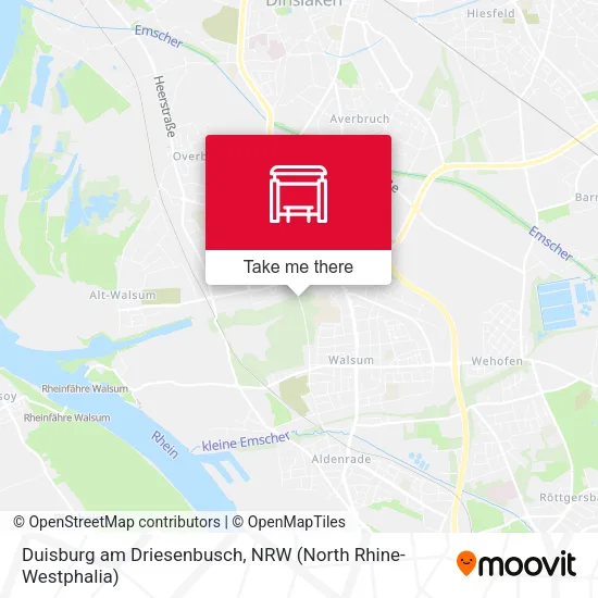 Карта Duisburg am Driesenbusch