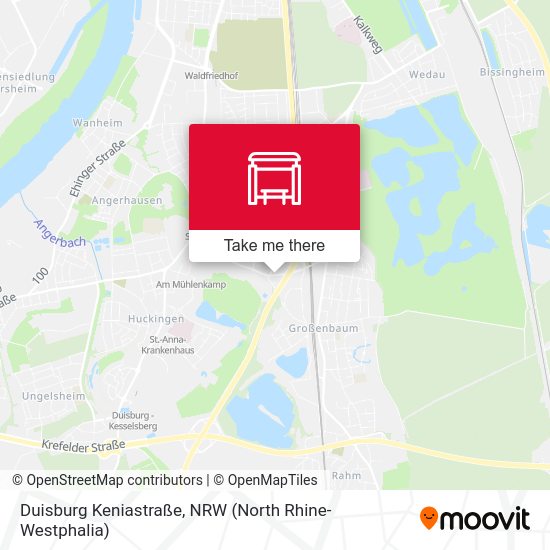 Duisburg Keniastraße map