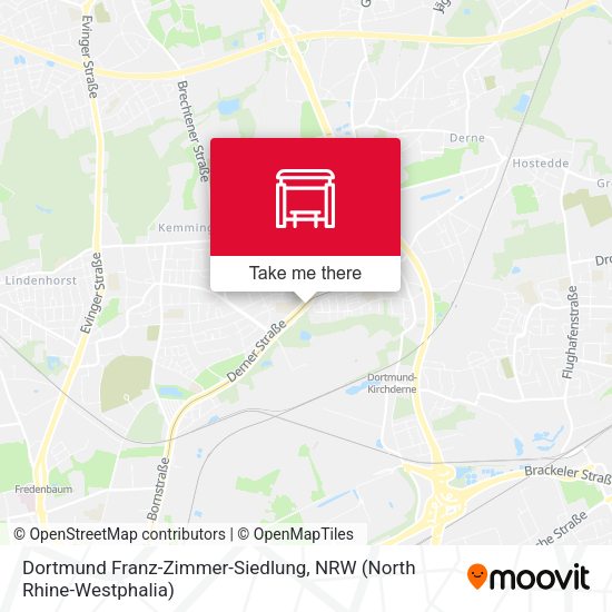 Карта Dortmund Franz-Zimmer-Siedlung