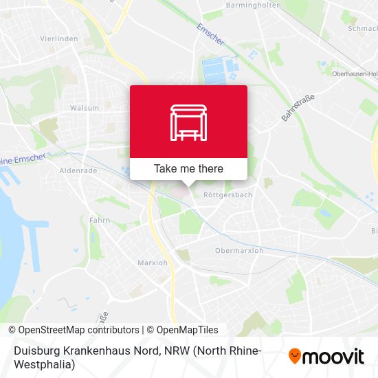 Duisburg Krankenhaus Nord map