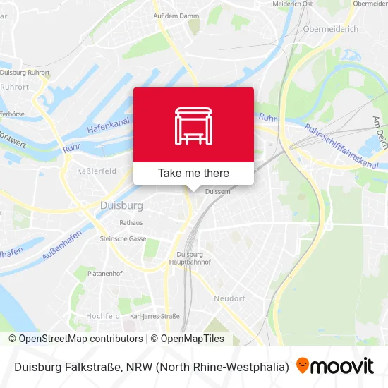 Карта Duisburg Falkstraße