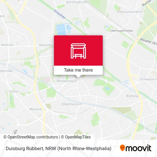Карта Duisburg Rubbert