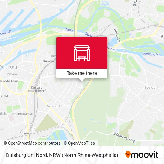 Duisburg Uni Nord map