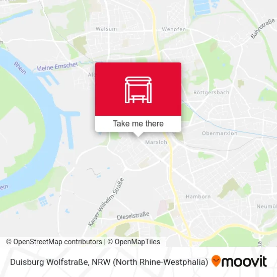 Карта Duisburg Wolfstraße