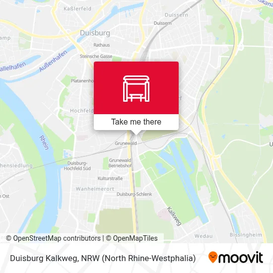 Duisburg Kalkweg map