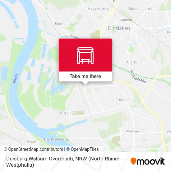 Карта Duisburg Walsum Overbruch