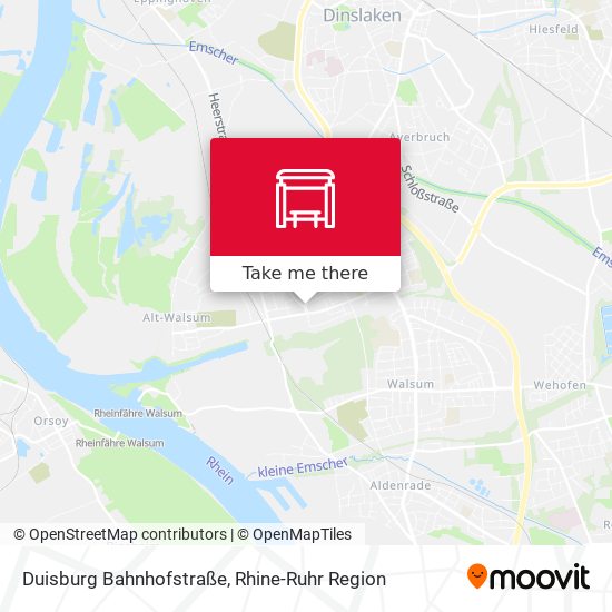 Duisburg Bahnhofstraße map