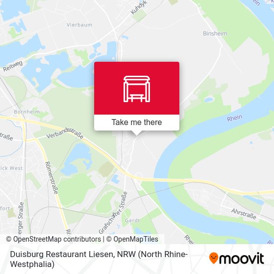 Duisburg Restaurant Liesen map