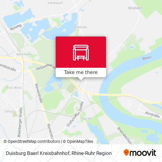Duisburg Baerl Kreisbahnhof map