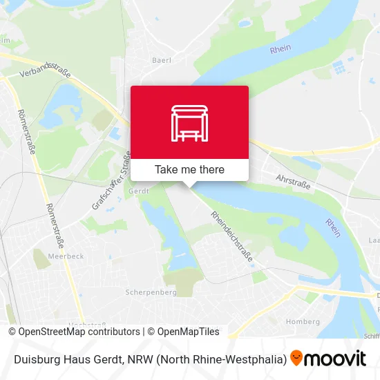 Карта Duisburg Haus Gerdt