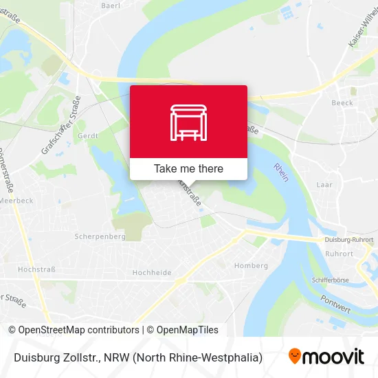 Карта Duisburg Zollstr.