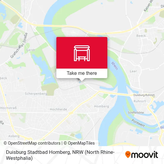 Карта Duisburg Stadtbad Homberg