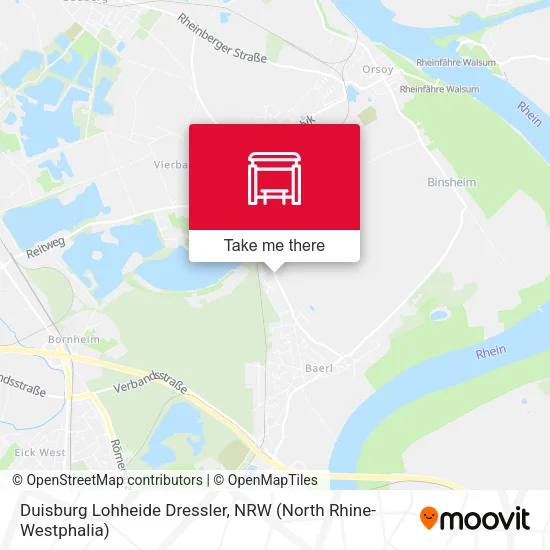 Карта Duisburg Lohheide Dressler