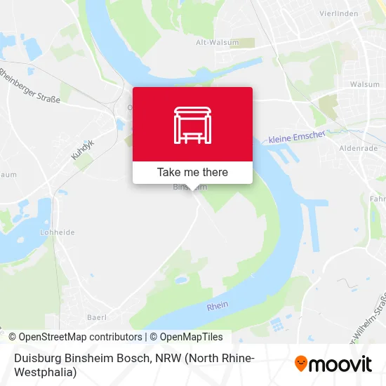 Duisburg Binsheim Bosch map