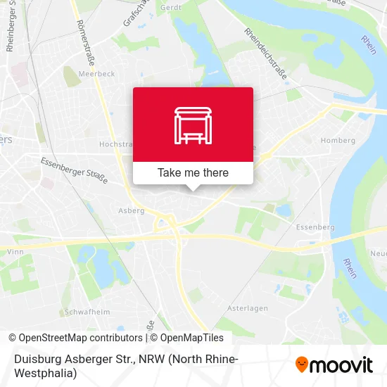 Карта Duisburg Asberger Str.