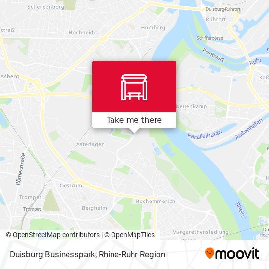 Duisburg Businesspark map