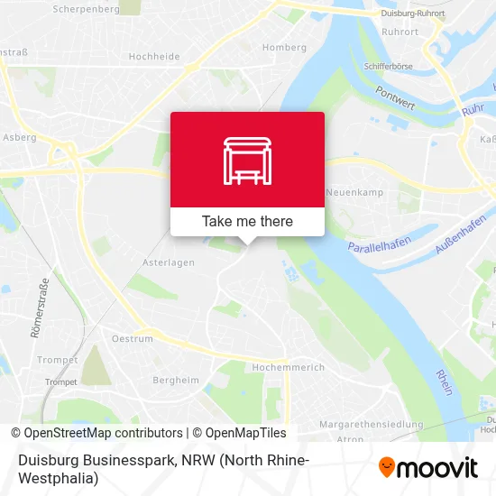Duisburg Businesspark map