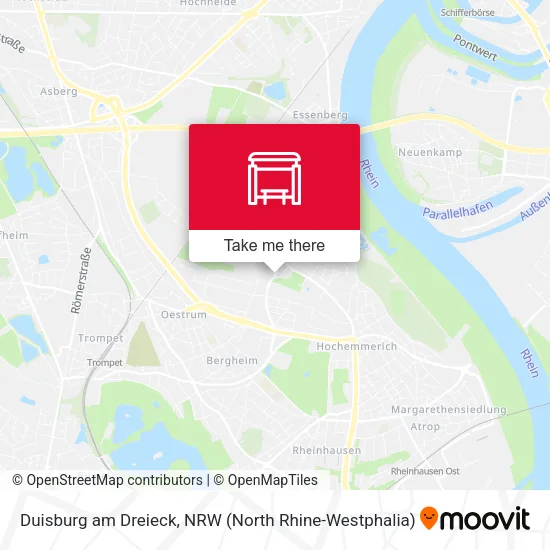 Duisburg am Dreieck map