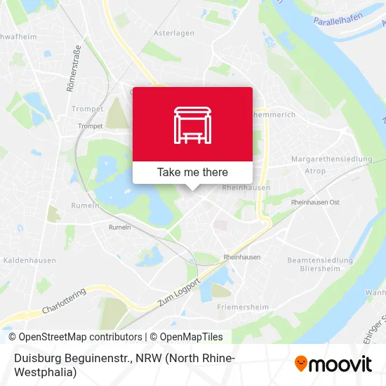 Duisburg Beguinenstr. map